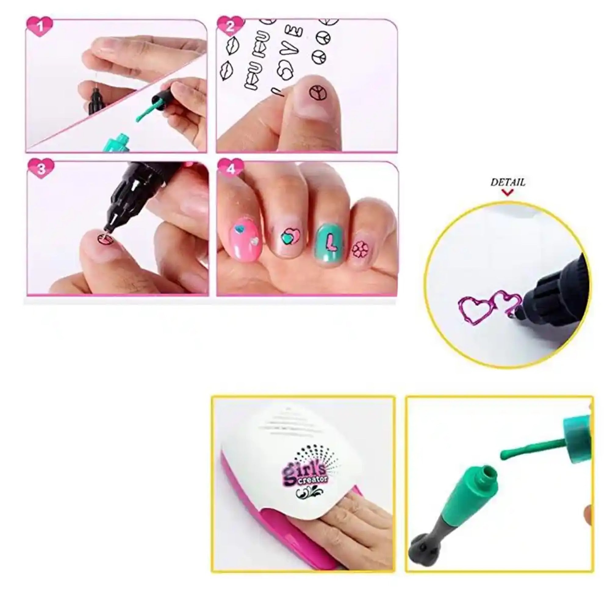 NAIL ART PEN SET 6YRS+