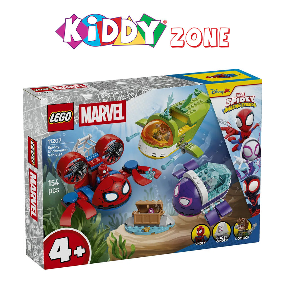 LEGOÃÂ® ÃÂ Marvel Spidey And His Amazing Friends Spidey: Underwater Vehicles 11207