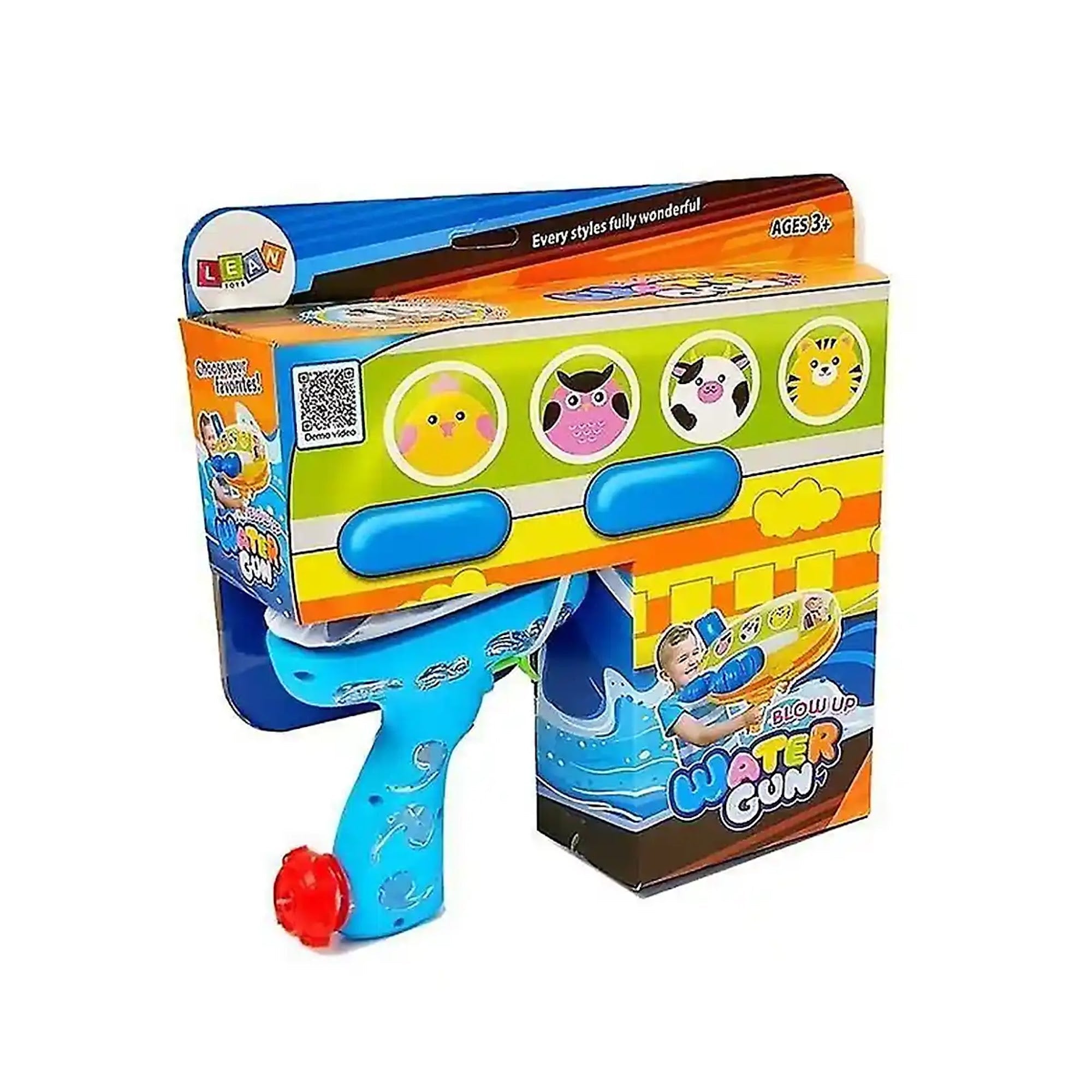 BLOW UP DOLPHIN BALLON WATER GUN 250ML 3YRS+