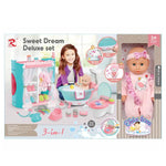 Tutu Baby 3-in-1 Sweet dream deluxe set,14" Doll
