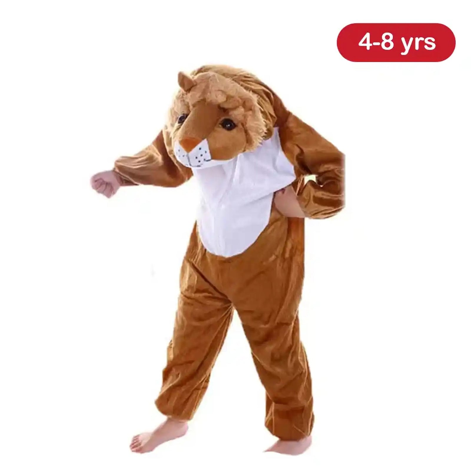 LION COSTUME (M) 110CM 4-6yrs old