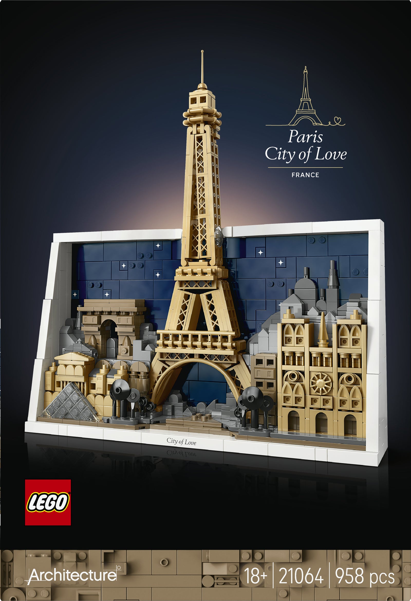 LEGO-Architecture 21064 Paris – City of Love 18+