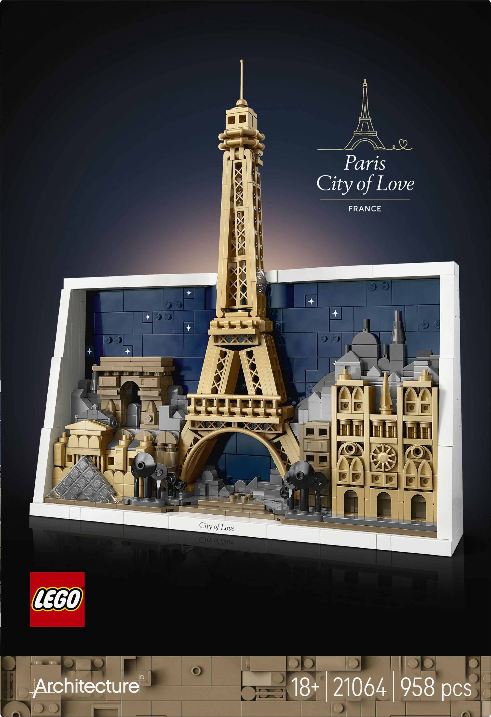LEGO-Architecture 21064 Paris – City of Love 18+