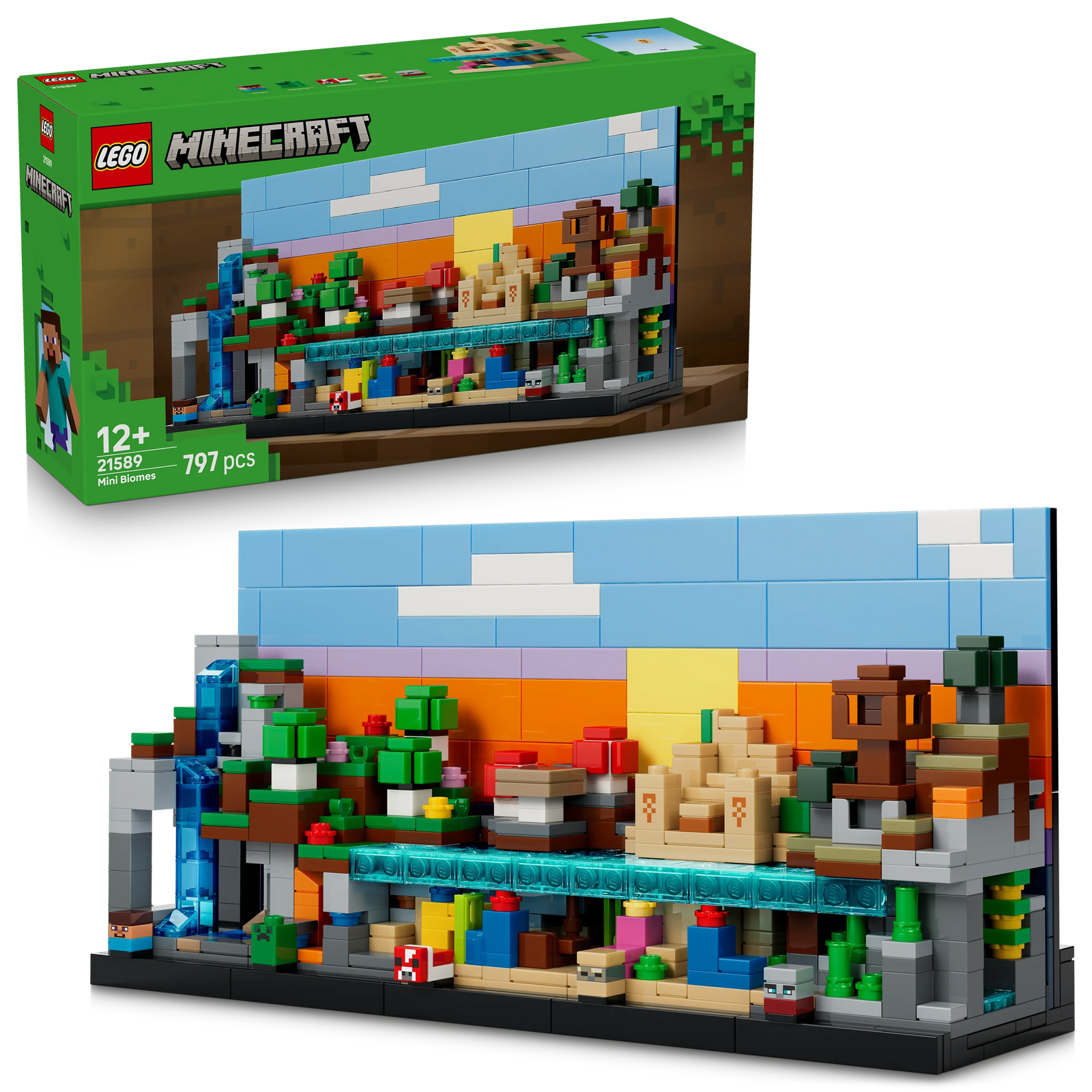 LEGO Minecraft 21589 Mini Biomes  12+