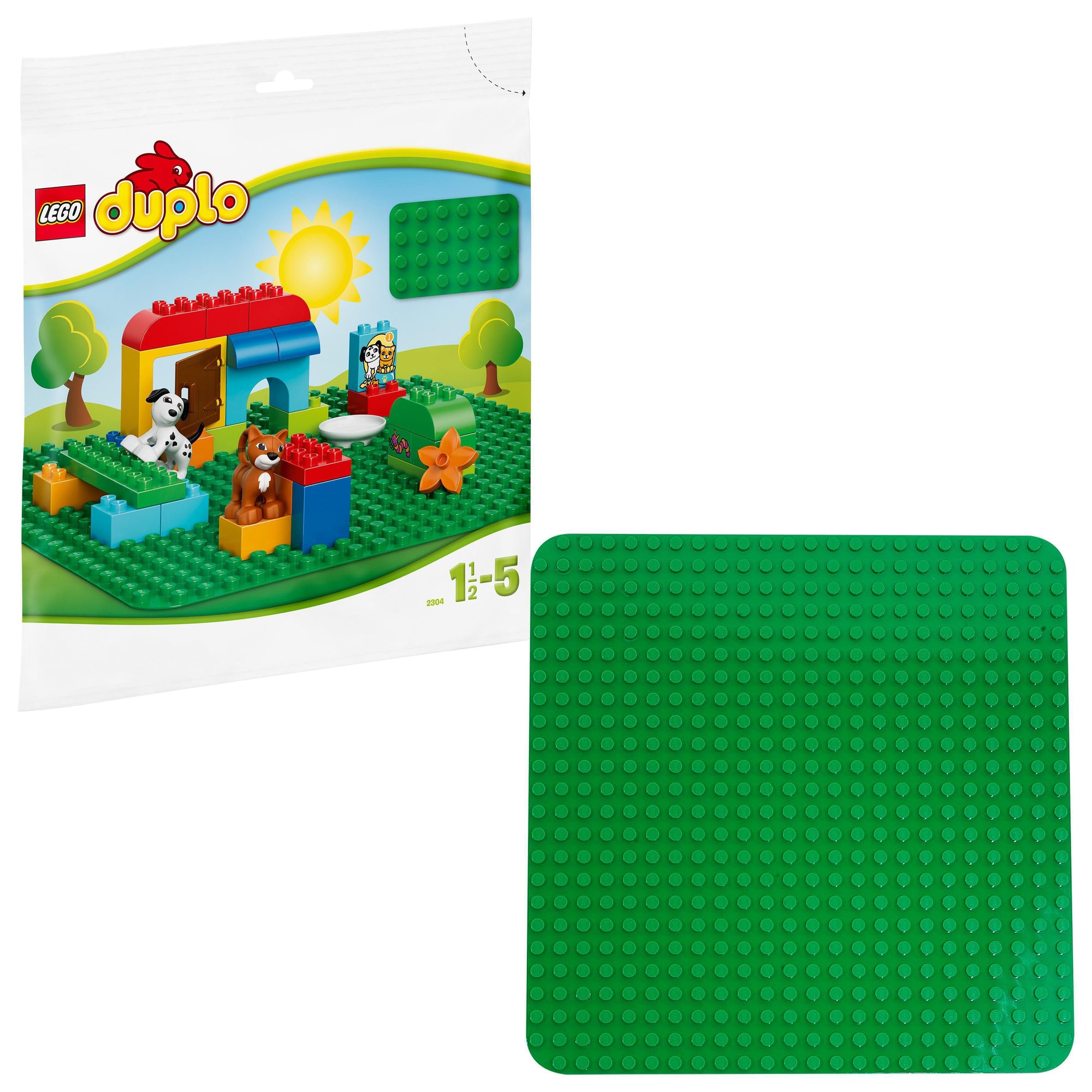 LEGO Duplo 02304 LARGE GREEN BUILDING PLATES