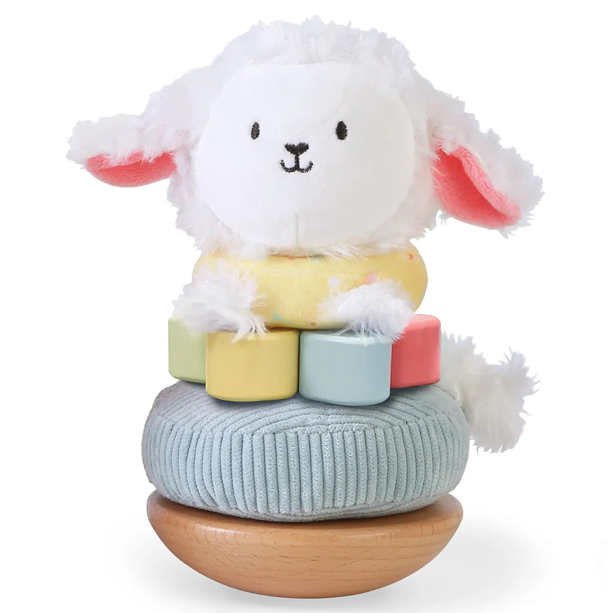 Edufun Wooden Bunny Stacking Ring 1yr+