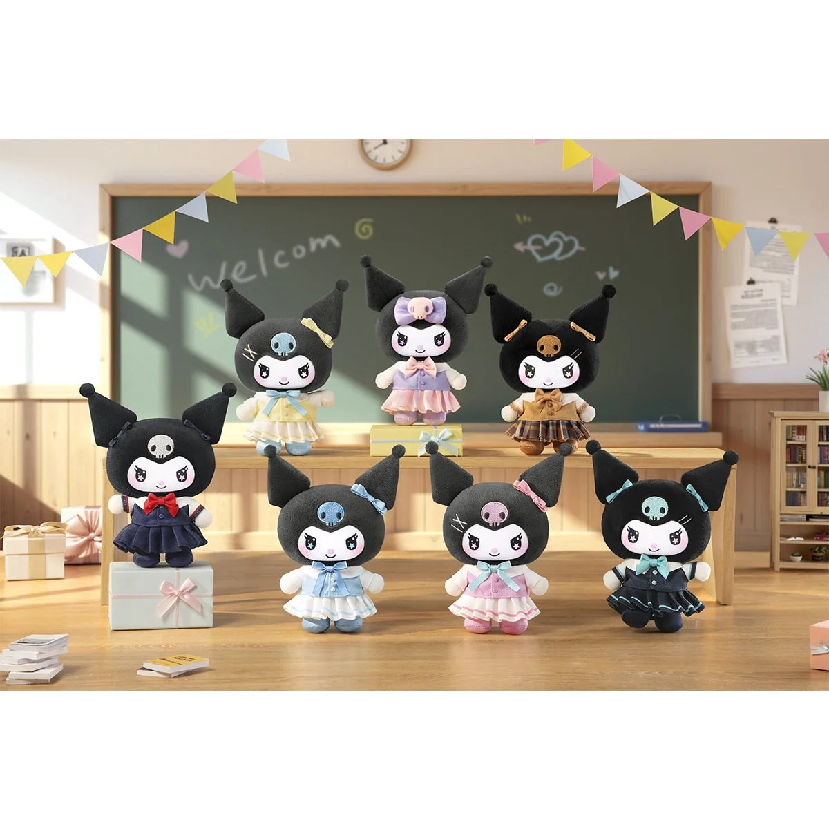 KUROMI School Life Series Plush Pendant Blind Box