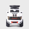 Shelby Ford F-150 Raptor Kids Foot-to-Floor Ride-On Truck with Trailer White