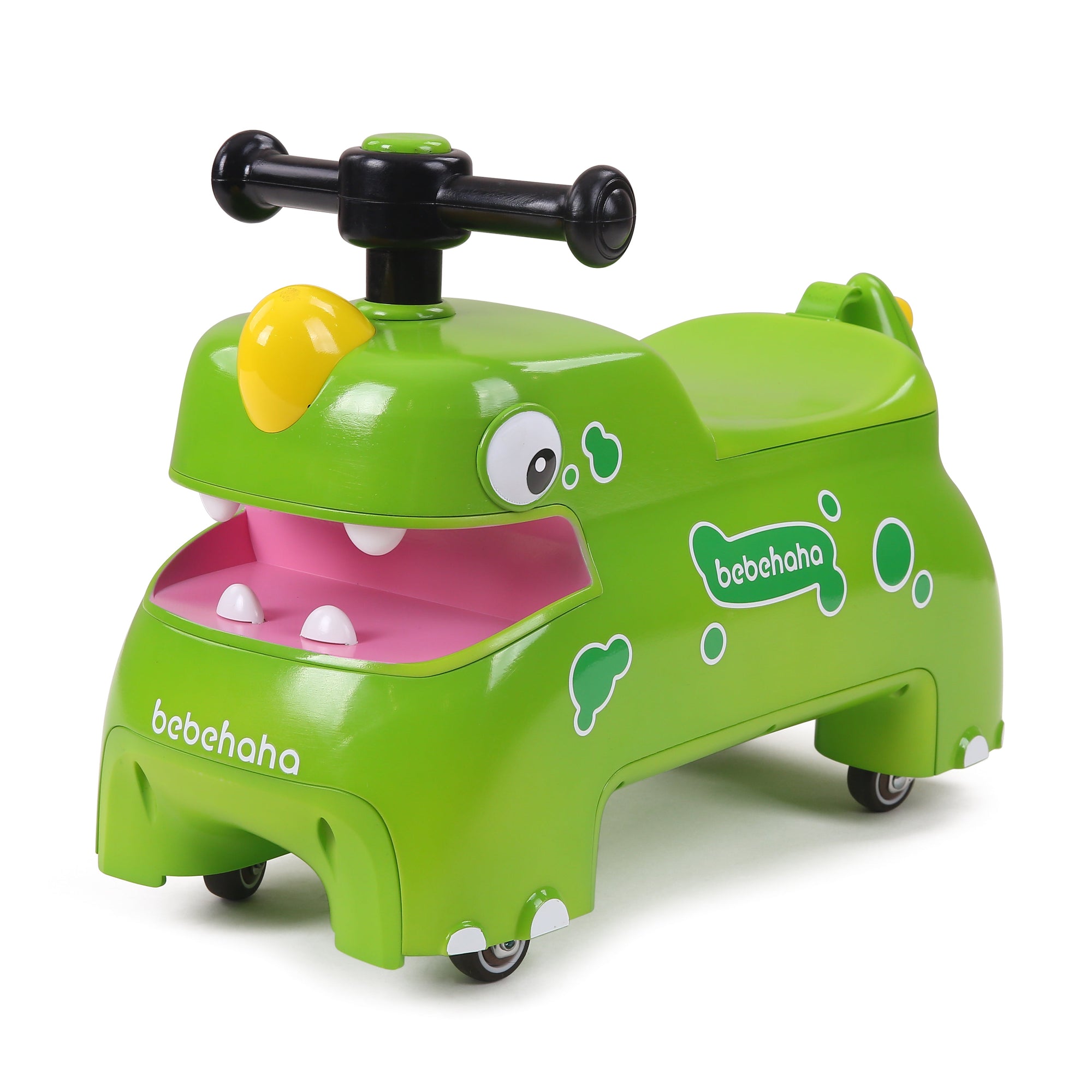 Dinosaur Ride-On Foot-to-Floor Toy for Kids Green