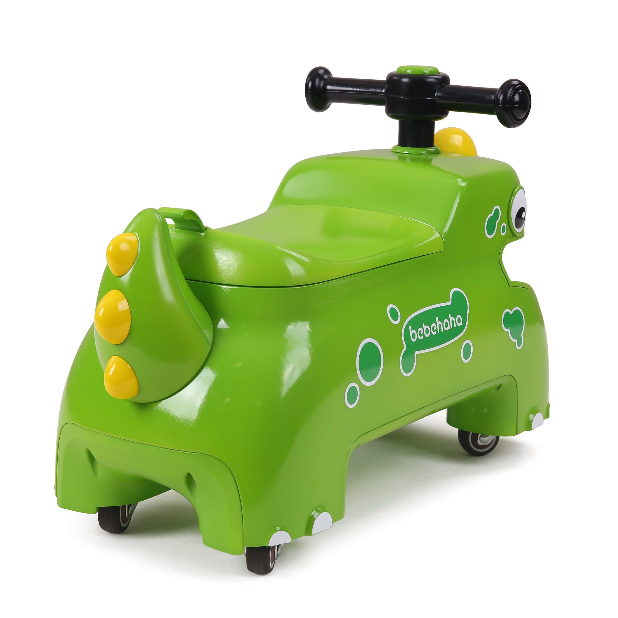 Dinosaur Ride-On Foot-to-Floor Toy for Kids Green
