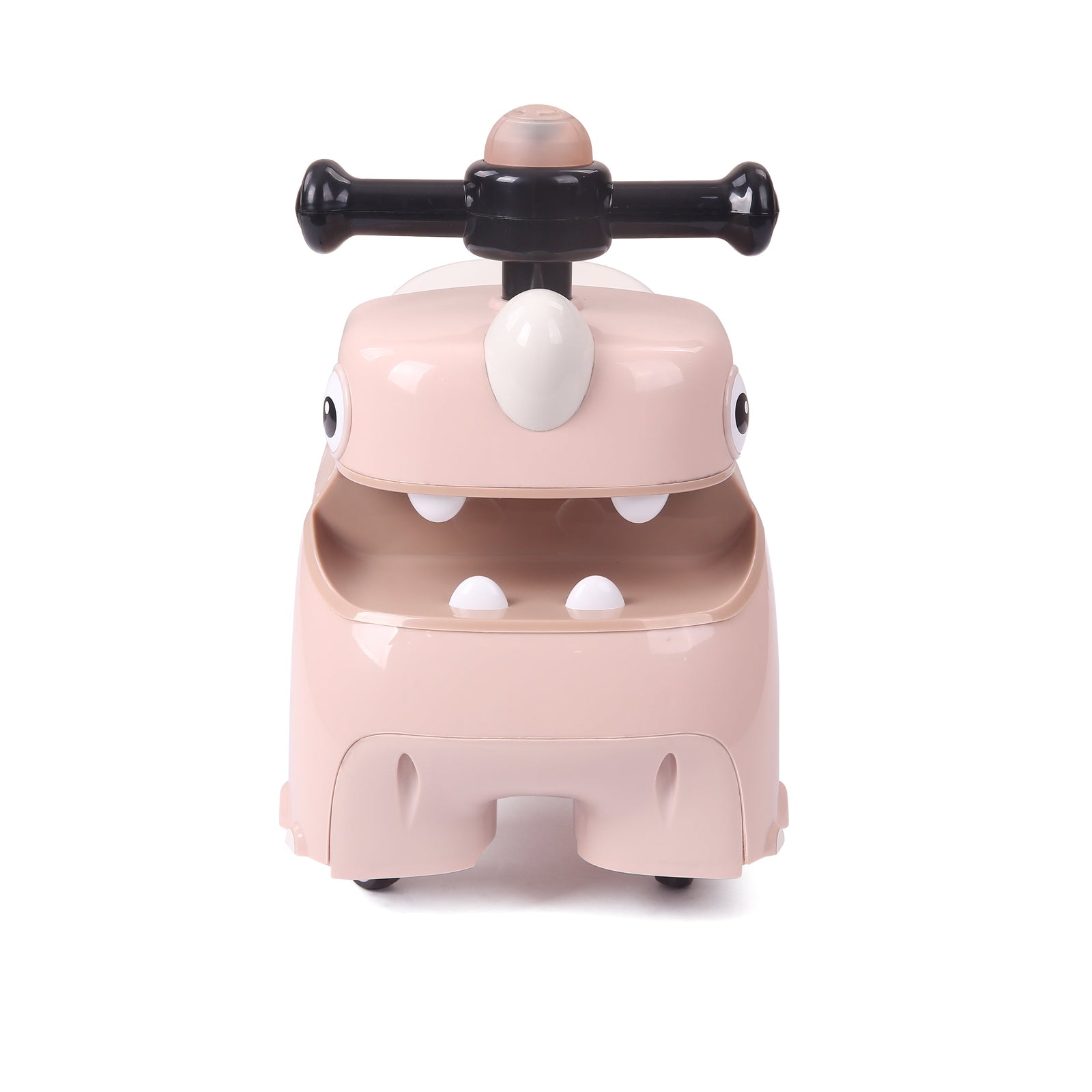 Dinosaur Ride-On Foot-to-Floor Toy for Kids Pink