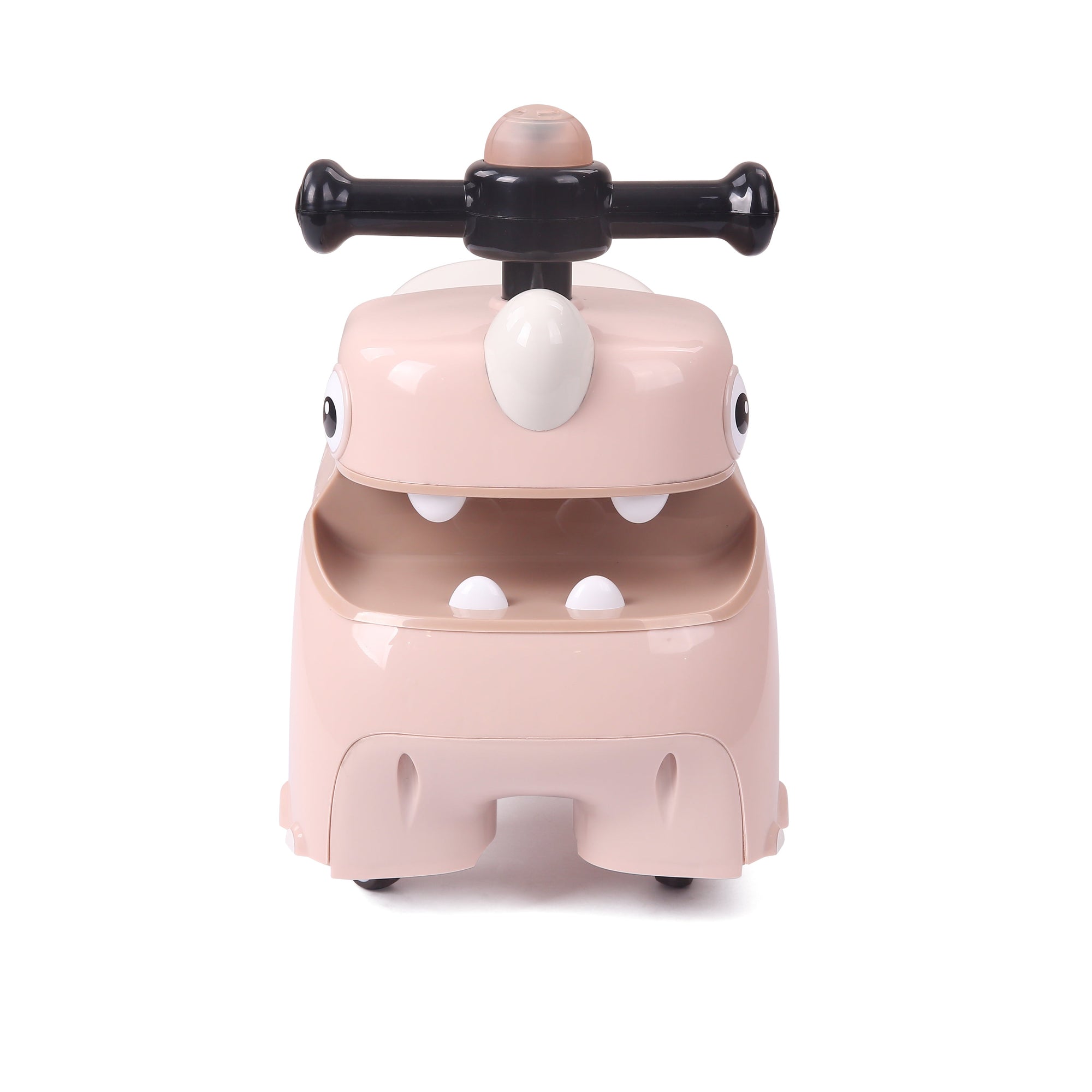 Dinosaur Ride-On Foot-to-Floor Toy for Kids Pink