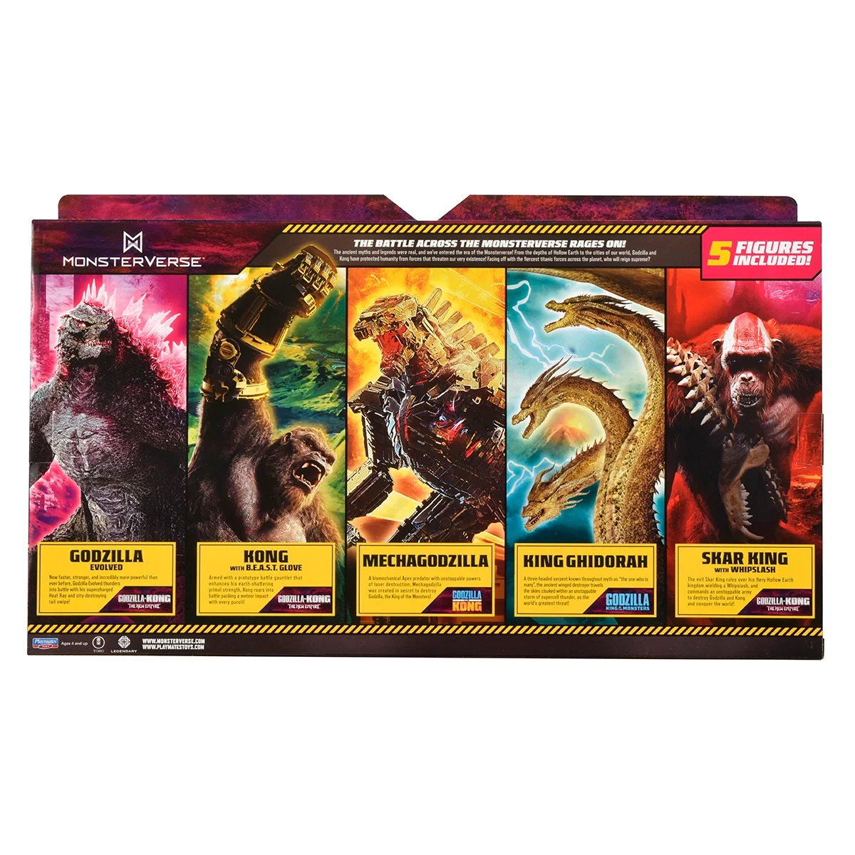 Monsterverse Fig. 6"Titans vs Titans 5PK