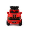 Shelby Ford F-150 Raptor Kids Foot-to-Floor Ride-On Truck with Trailer Red