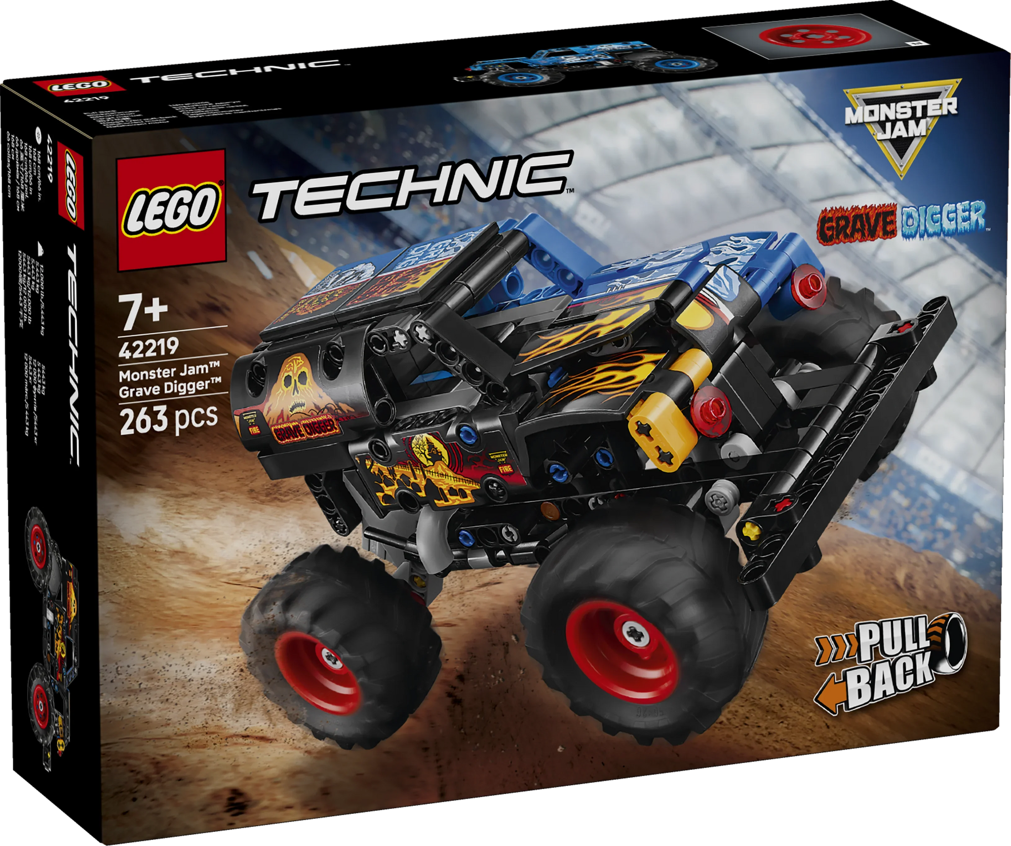42219 Monster Jam Grave Digger Fire and Ice