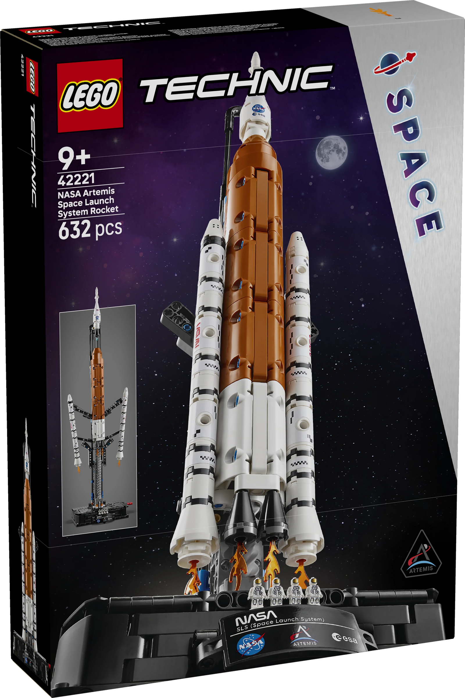 LEGO Technic 42221 Nasa Artemis Space Launch System Rocket  9+