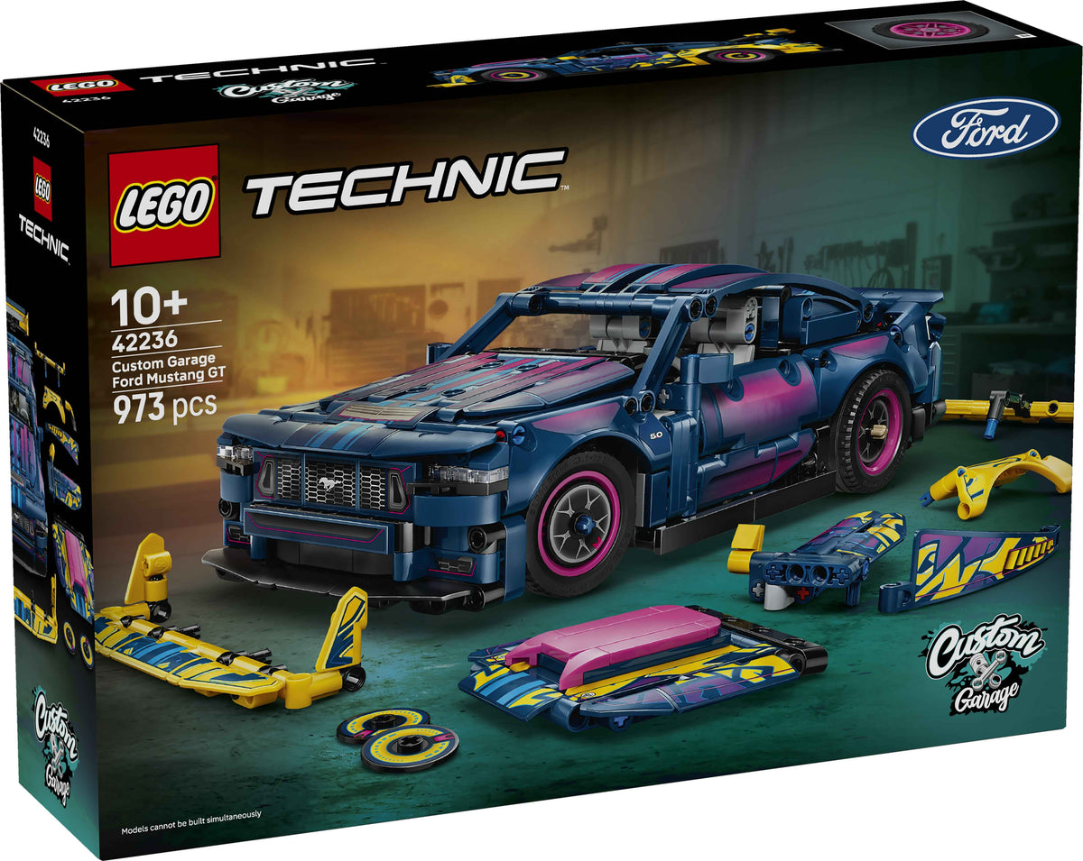 LEGO Technic 42236 Custom Garage Ford Mustang GT Car (10+)