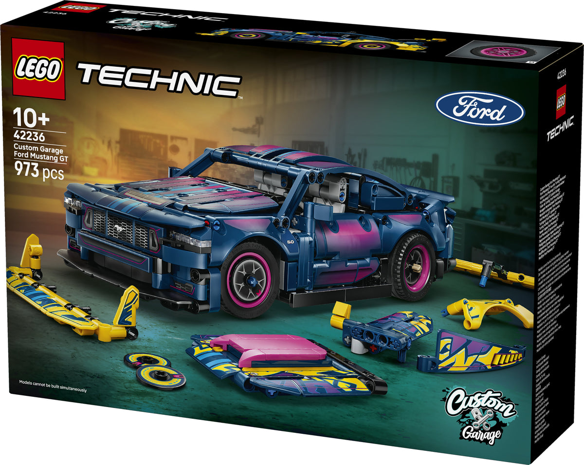 LEGO Technic 42236 Custom Garage Ford Mustang GT Car (10+)