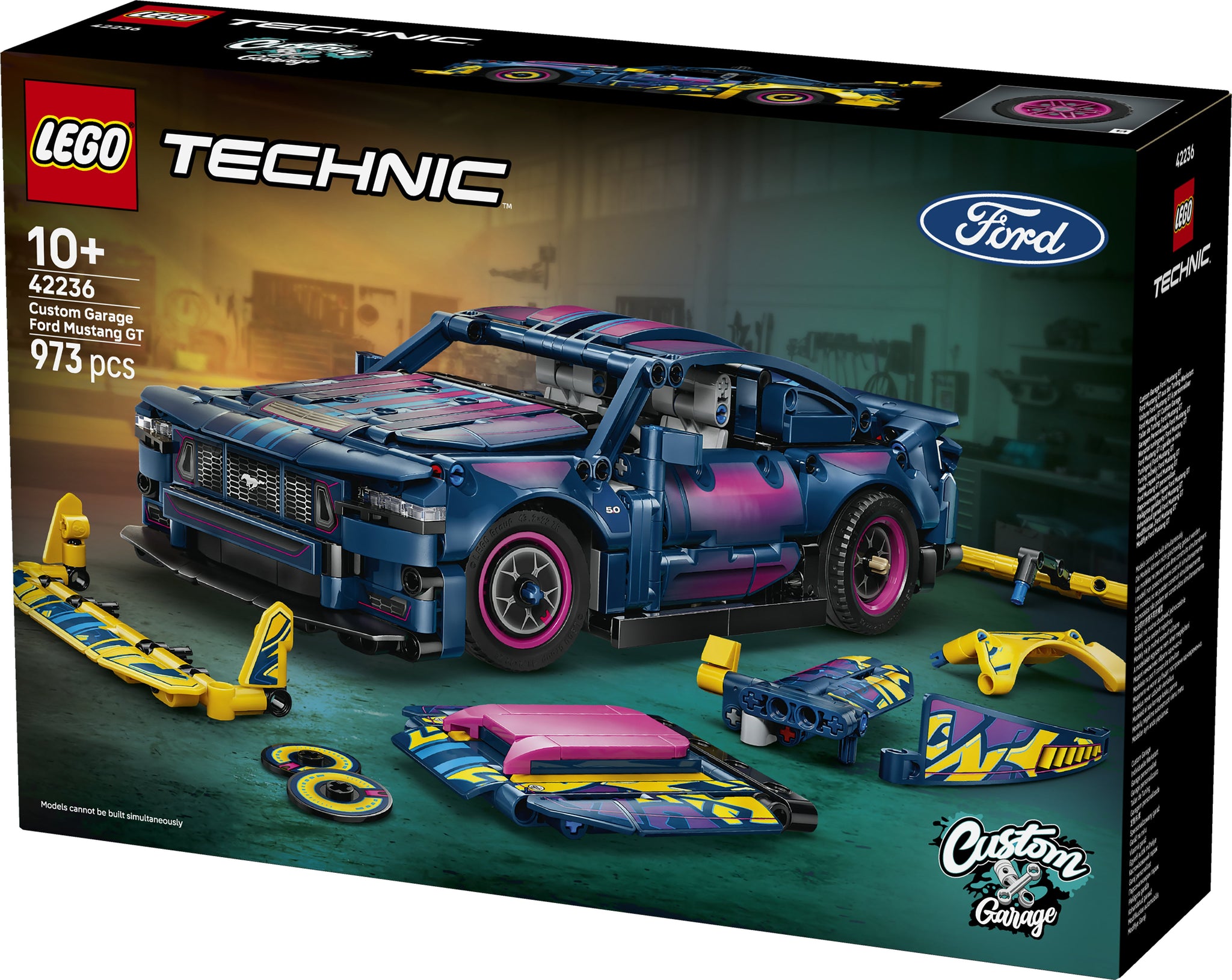 LEGO Technic 42236 Custom Garage Ford Mustang GT Car (10+)