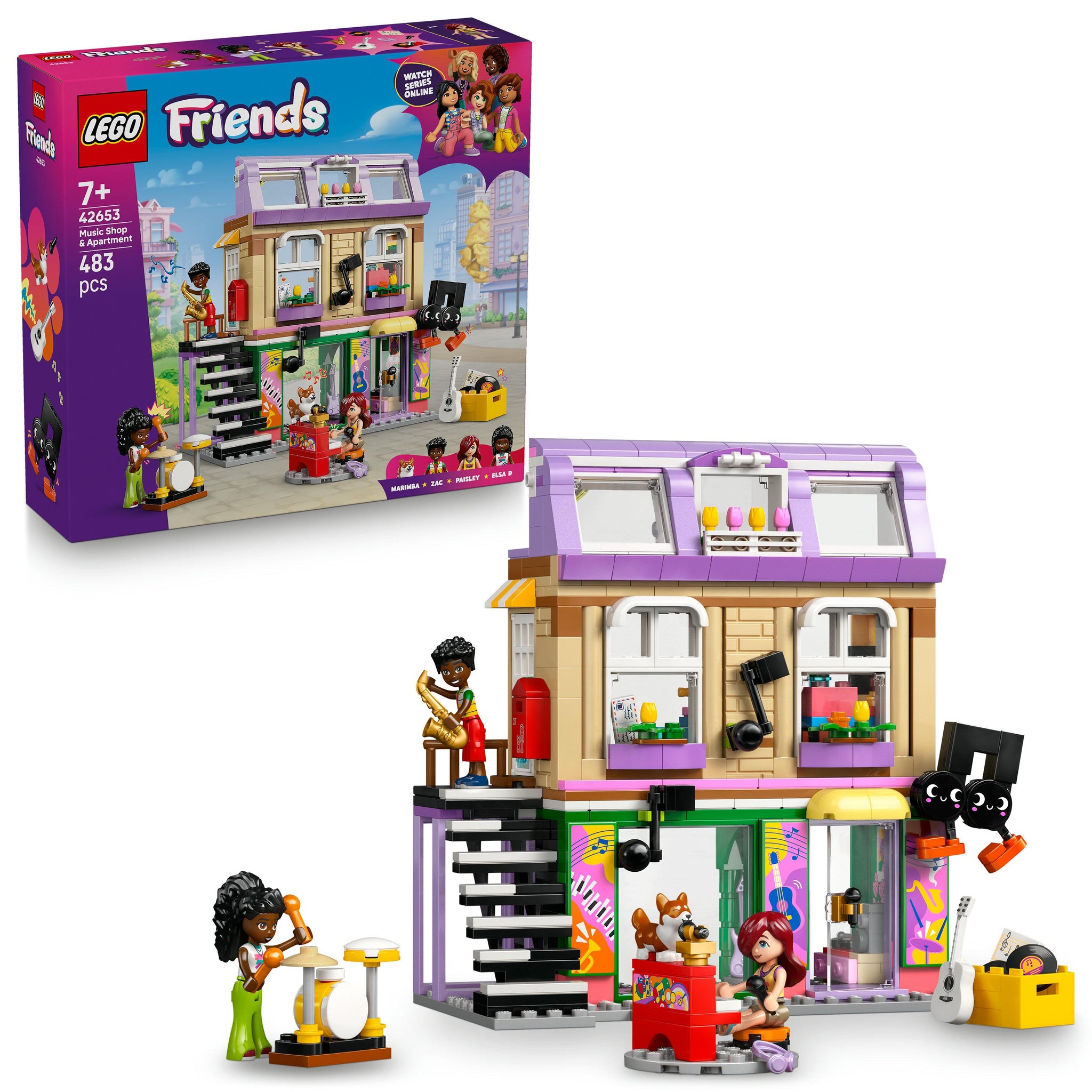 LEGO Friends 42653 Music Store & Apartment V29  7+