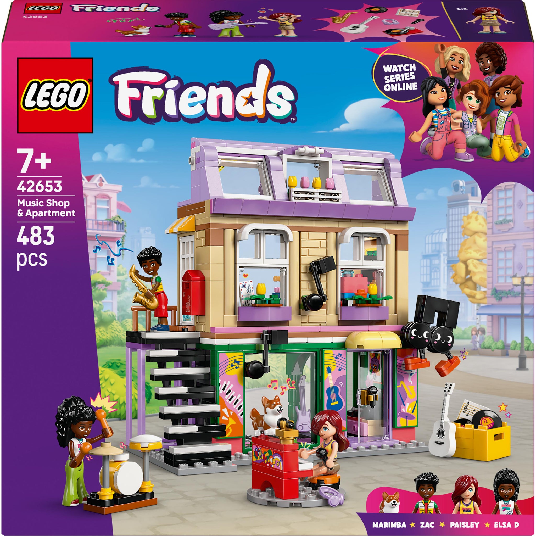 LEGO Friends 42653 Music Store & Apartment V29  7+