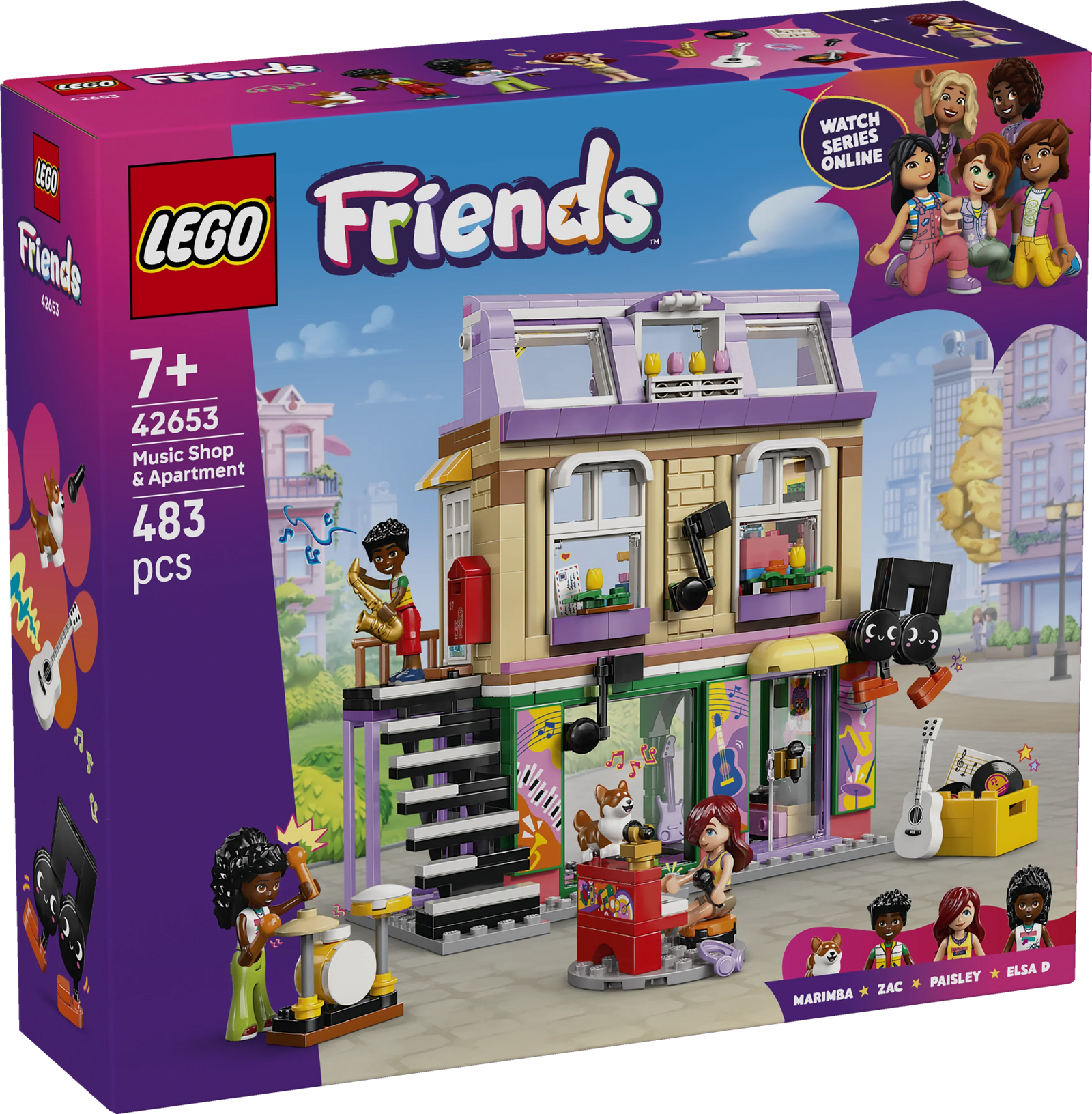 LEGO Friends 42653 Music Store & Apartment V29  7+