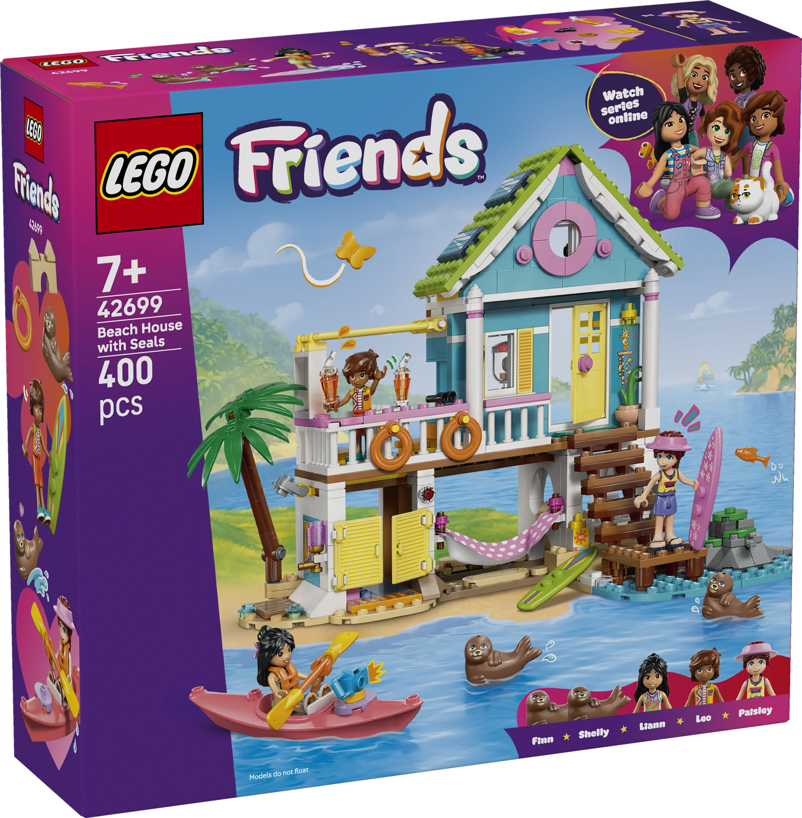LEGO Friends 42699 Beach House With Seals  7+