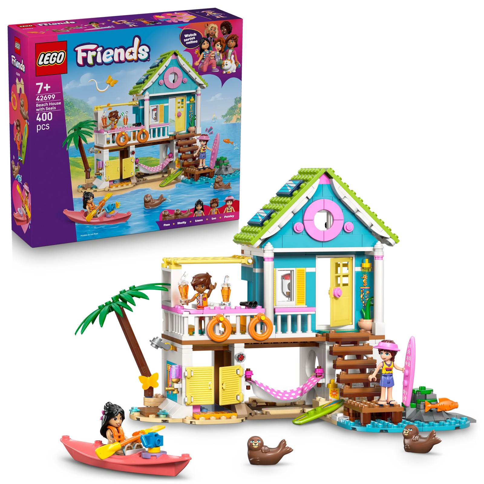 LEGO Friends 42699 Beach House With Seals  7+