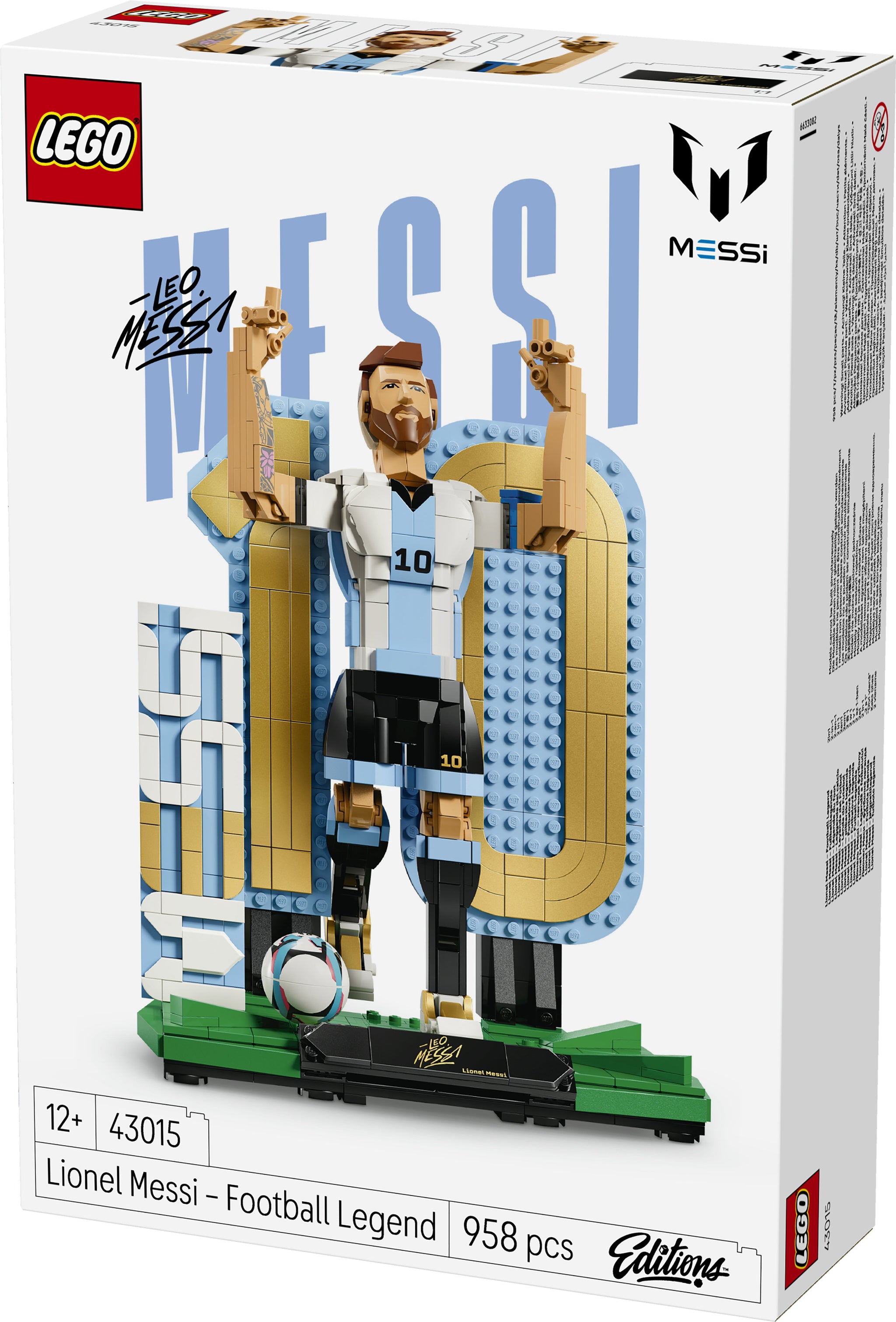 LEGO FIFA   EDITIONS SPORTS Lionel Messi – Soccer Legend Set V29 - 43015