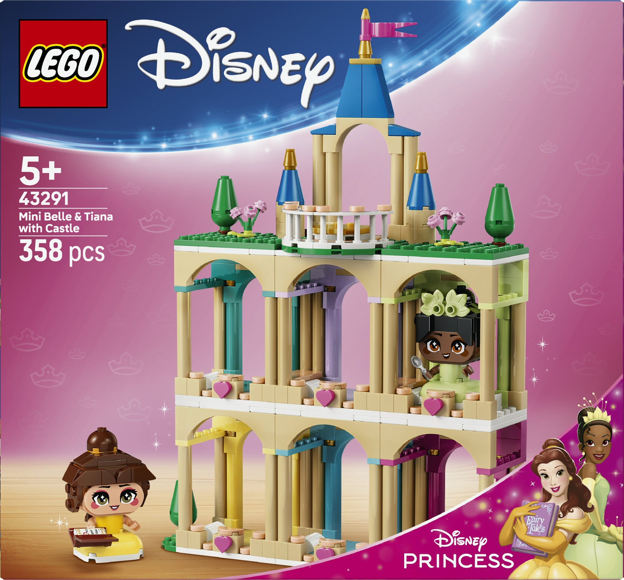 LEGO Disney Princess 43291 Mini Belle & Tiana with Castle
