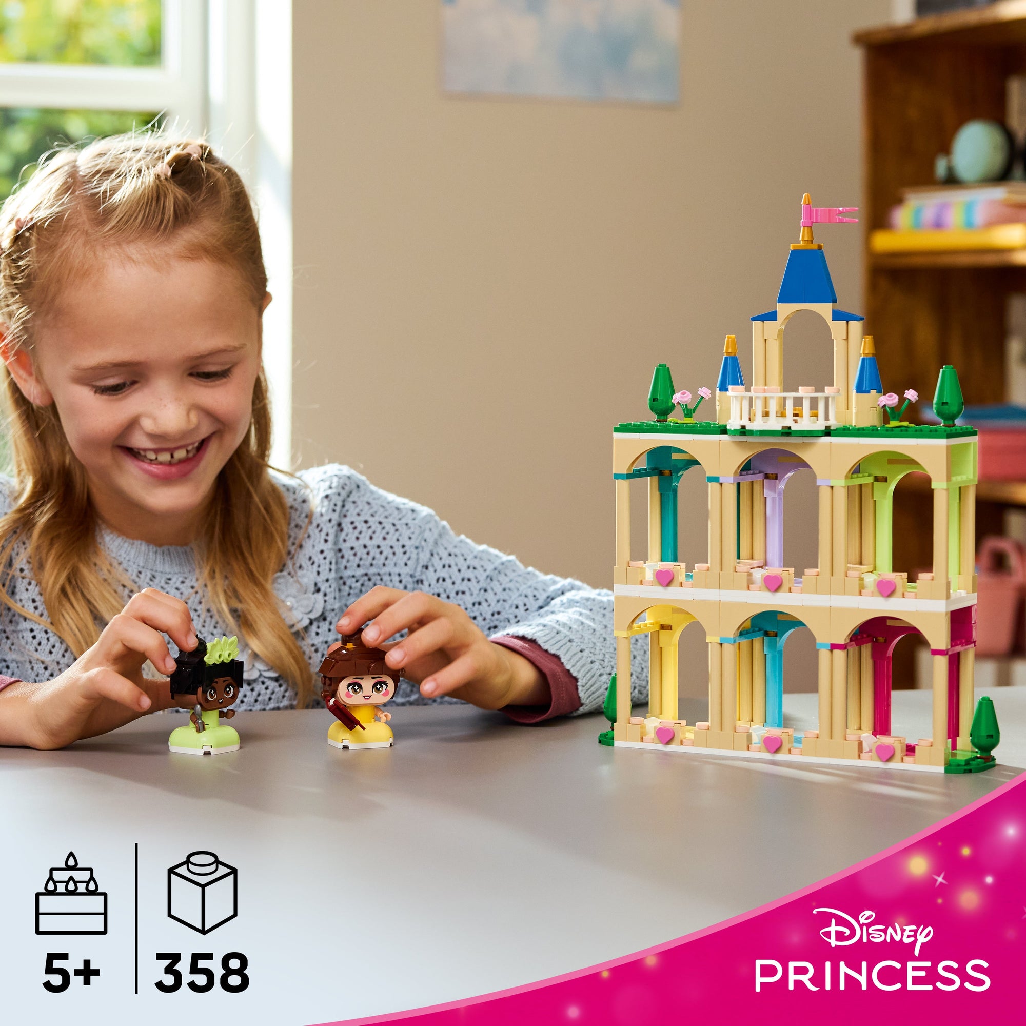 LEGO Disney Princess 43291 Mini Belle & Tiana with Castle