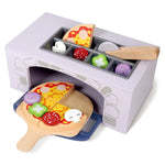 Edufun Pizza oven with accessories ( 1pan, 1knife, 4pcs pizza, 8 pcs of dressing)