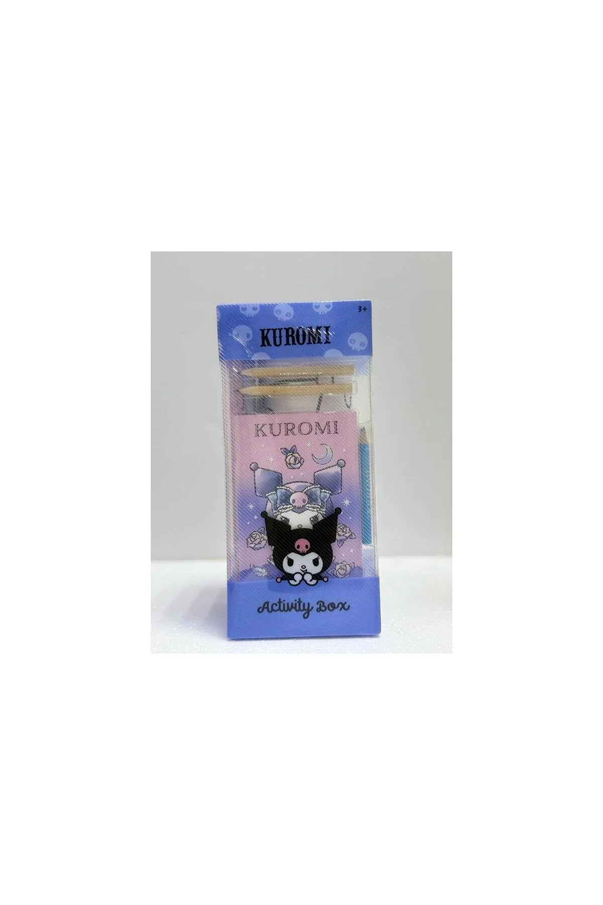 KUROMI COLORING SET WITH METAL PENCIL CASE