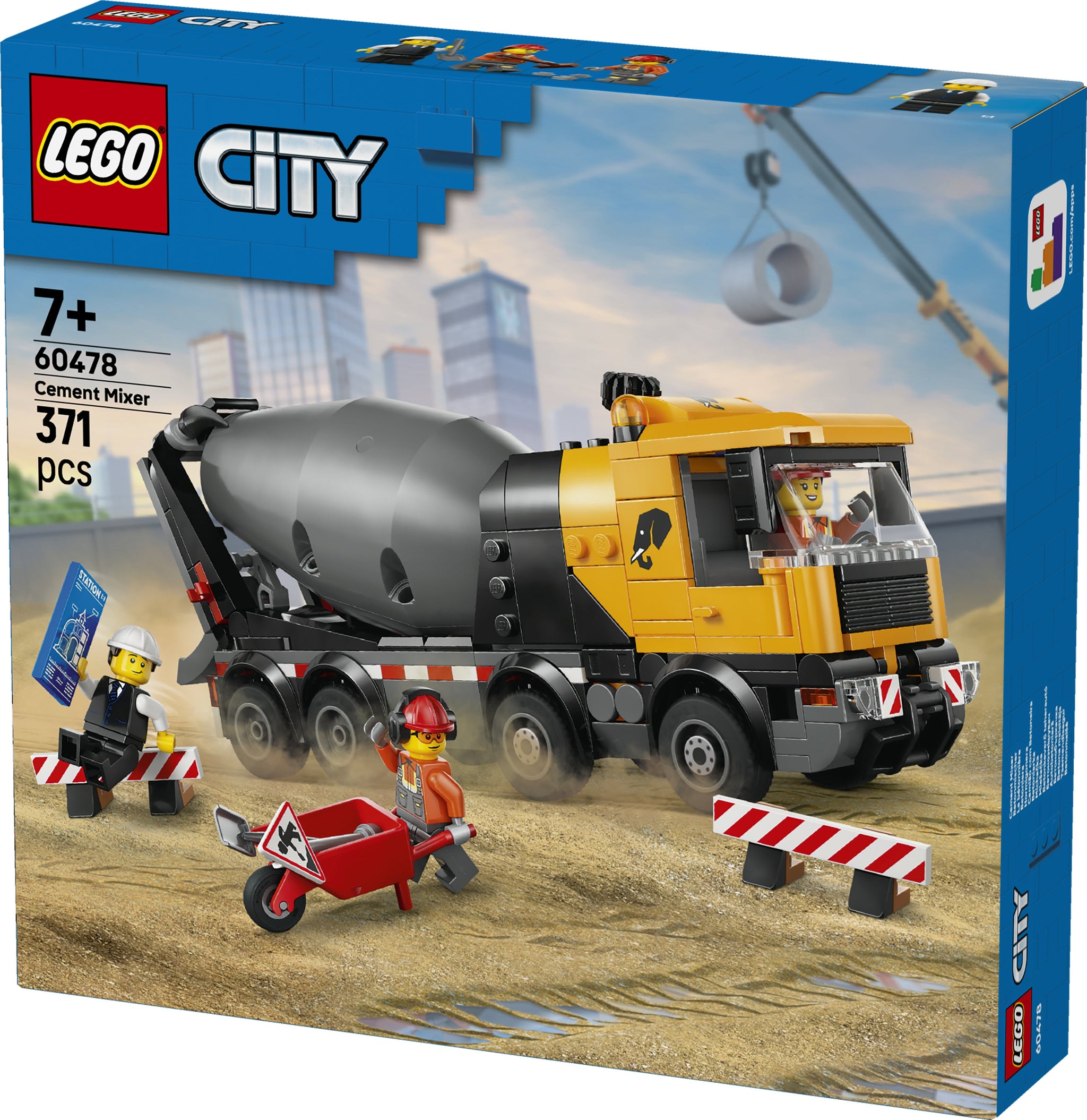 LEGO City Great Vehicles 60478 Cement Mixer