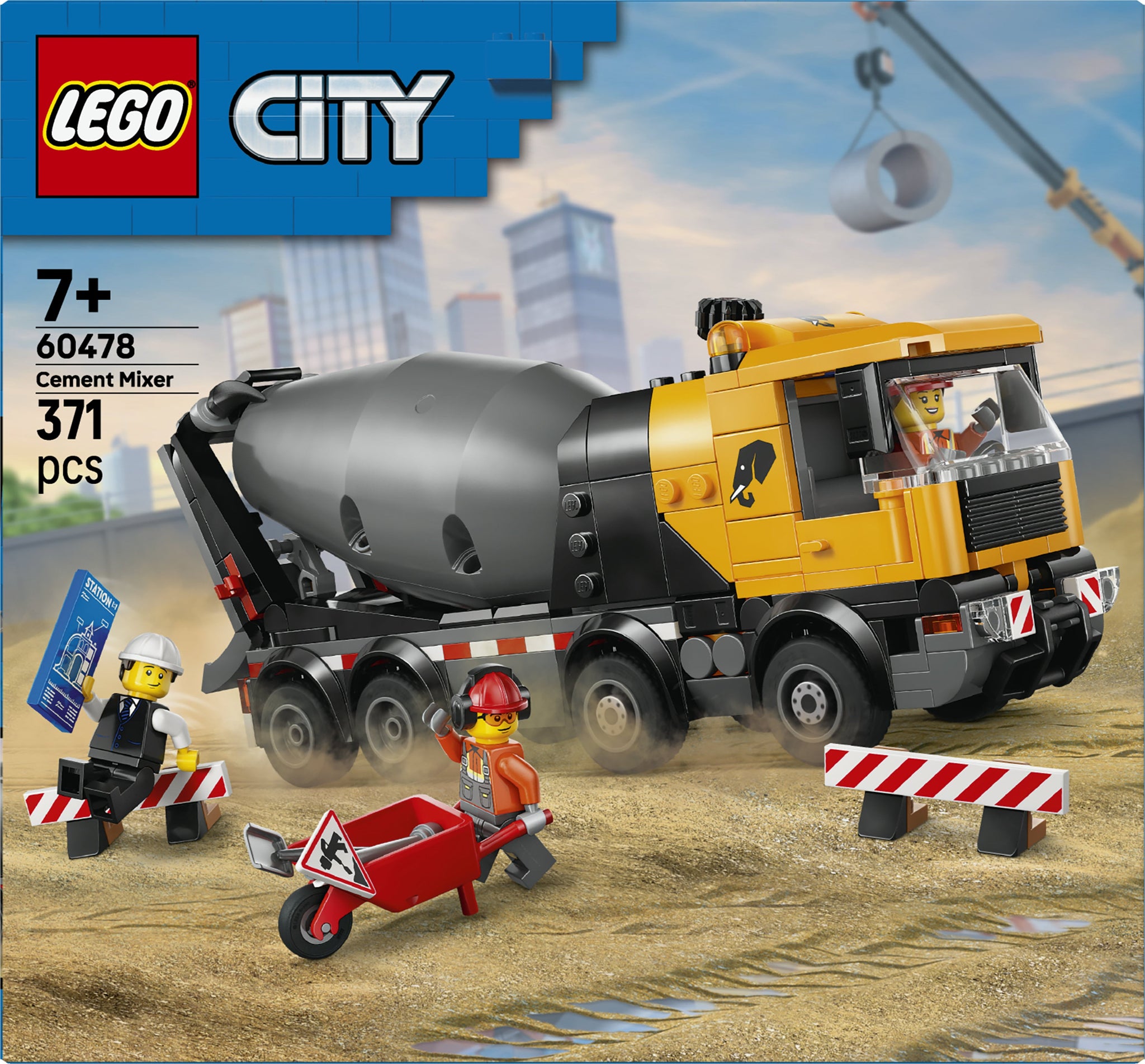 LEGO City Great Vehicles 60478 Cement Mixer
