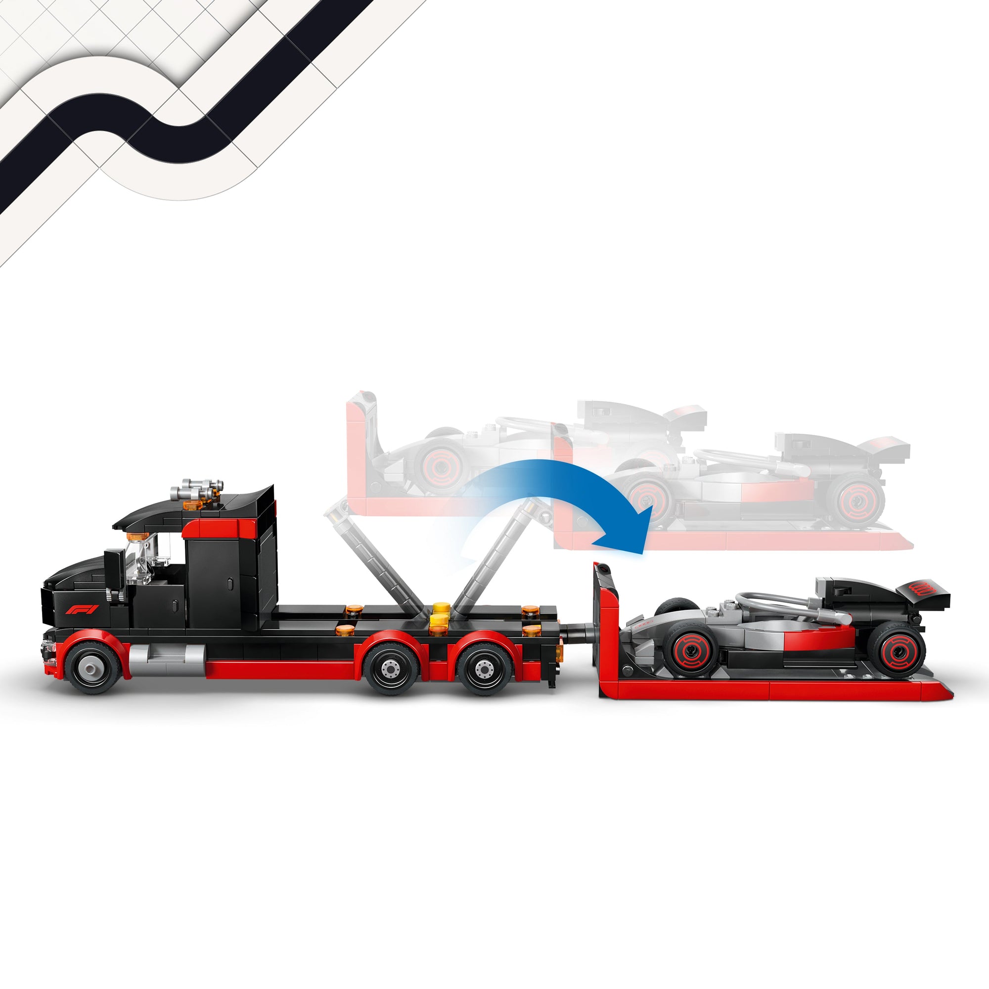 LEGO City 60493 F1 Display Truck with Audi F1 Race Car