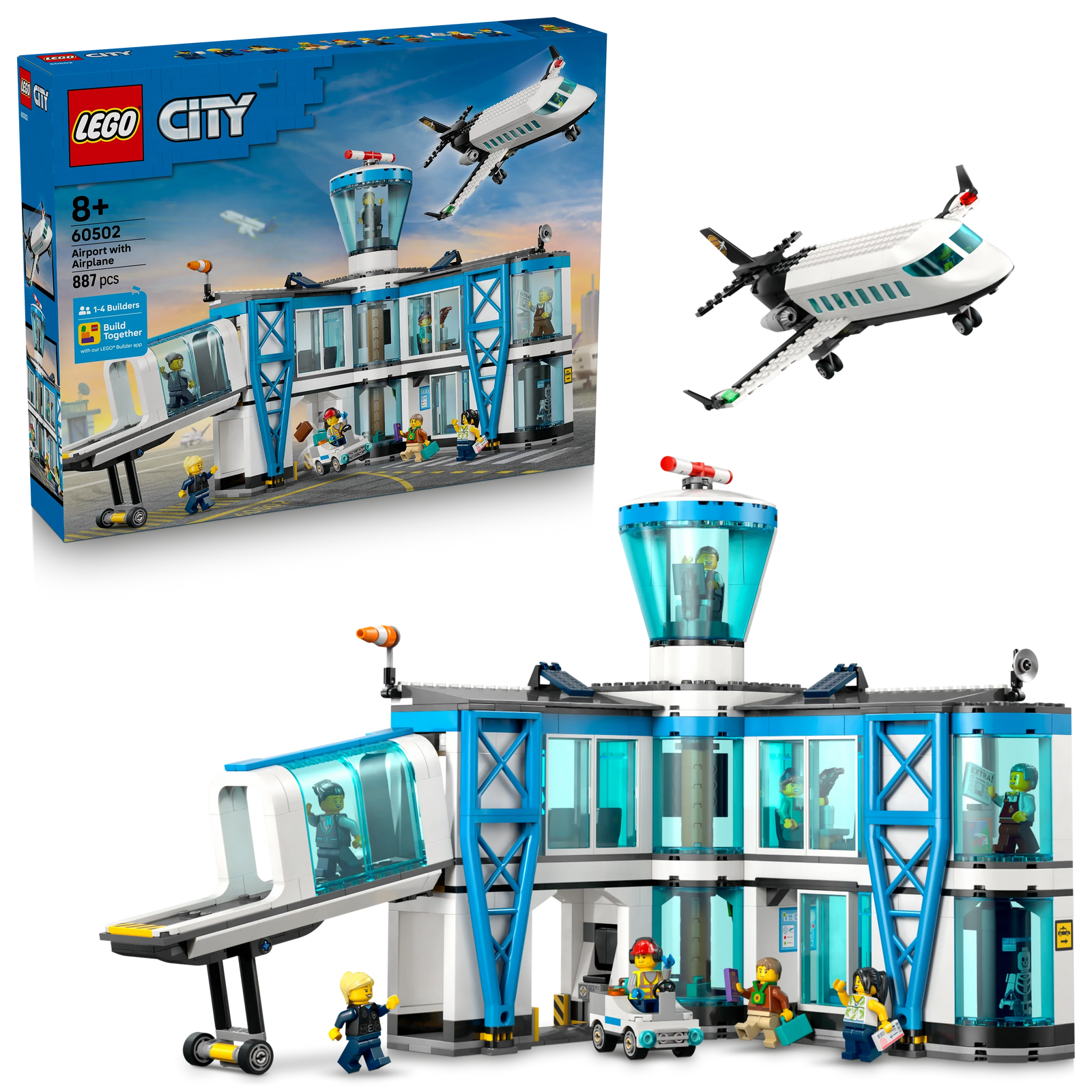 LEGO City 60502 Airport With Airplane  8+