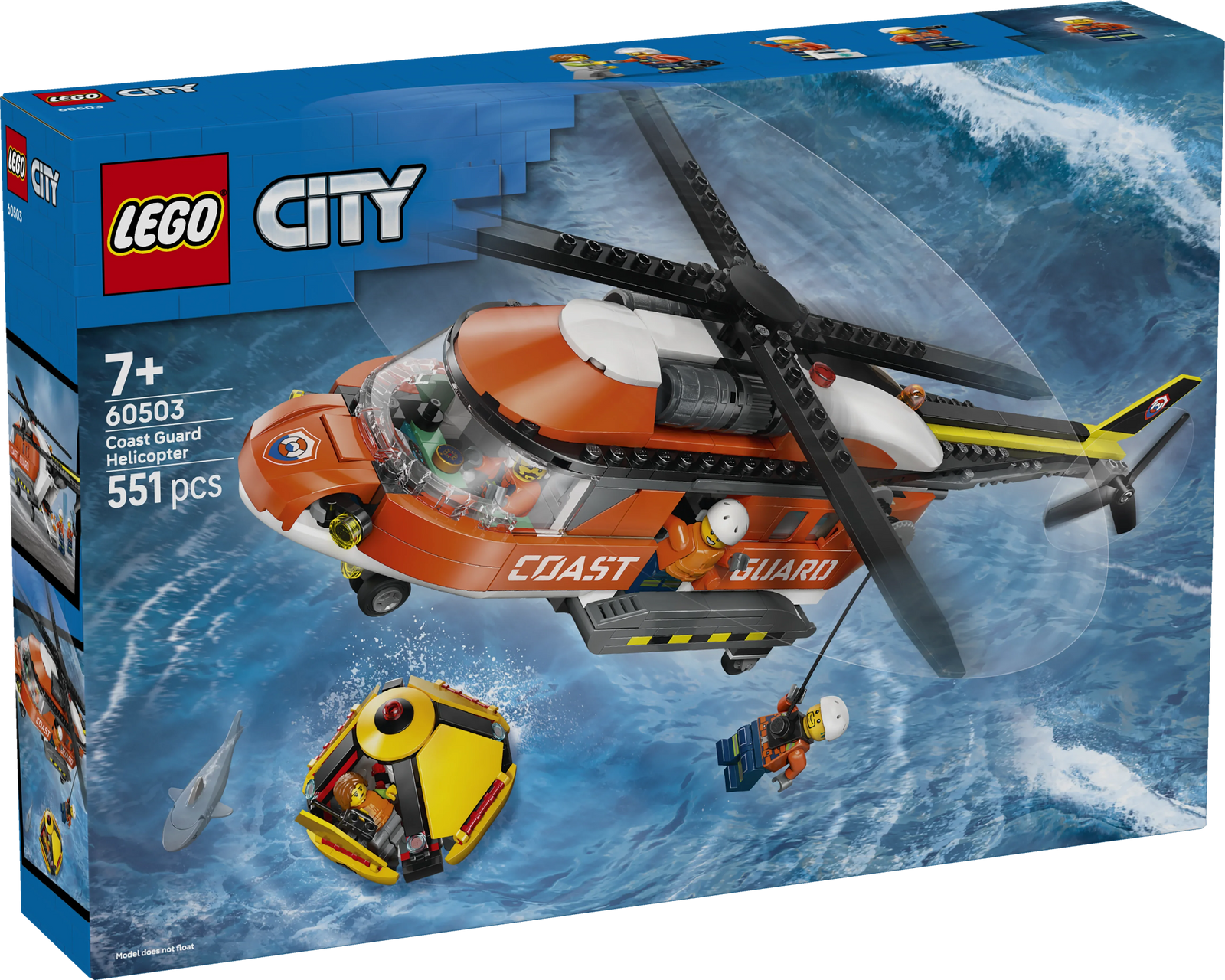 LEGO City 60503 Coast Guard Helicopter  7+