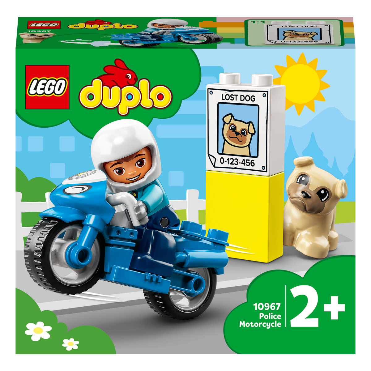 LEGO DUPLO Rescue Police Motorcycle 10967 Building Toy (5 Pieces)