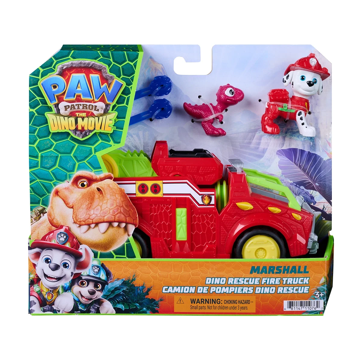 Paw Patrol Movie3 Dino Themed Vehicls Asst