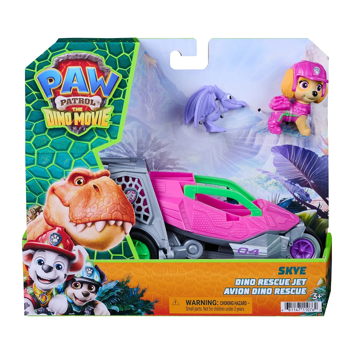 Paw Patrol Movie3 Dino Themed Vehicls Asst
