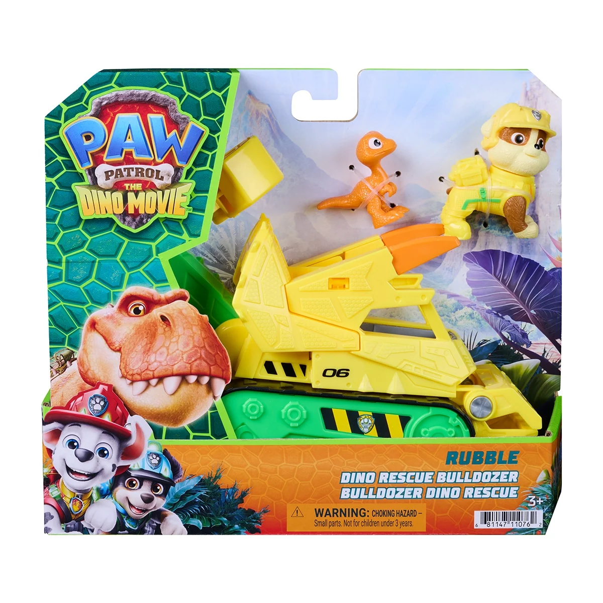 Paw Patrol Movie3 Dino Themed Vehicls Asst