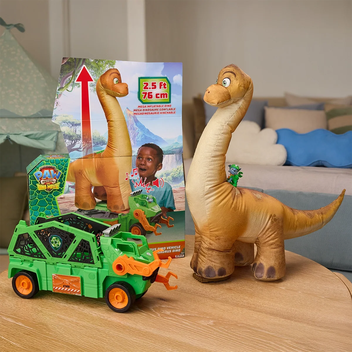 Paw Patrol Movie3 Dino Megsurs Dino Vhcl