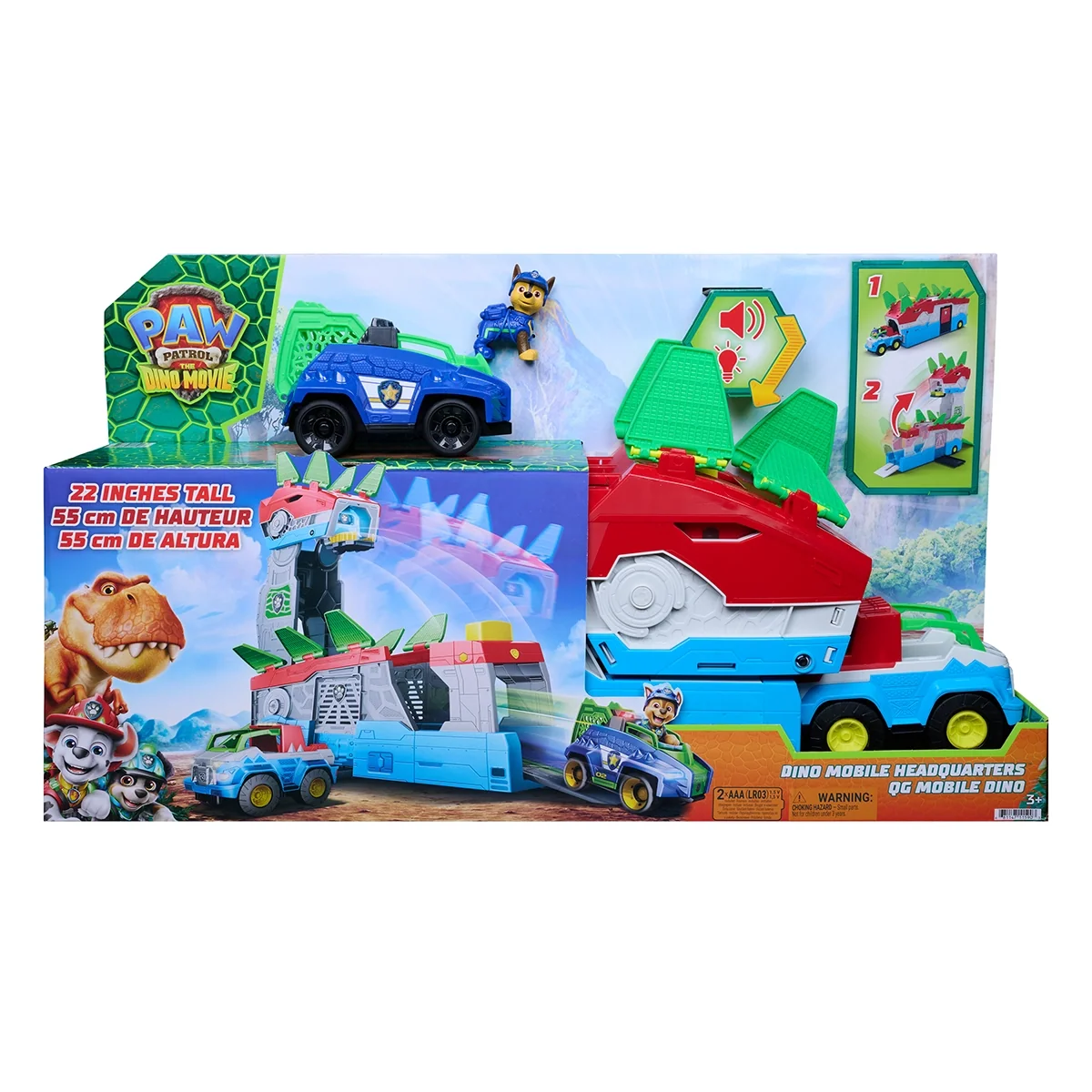Paw Patrol Movie3 Dino Vhcl Tow&Dash RC