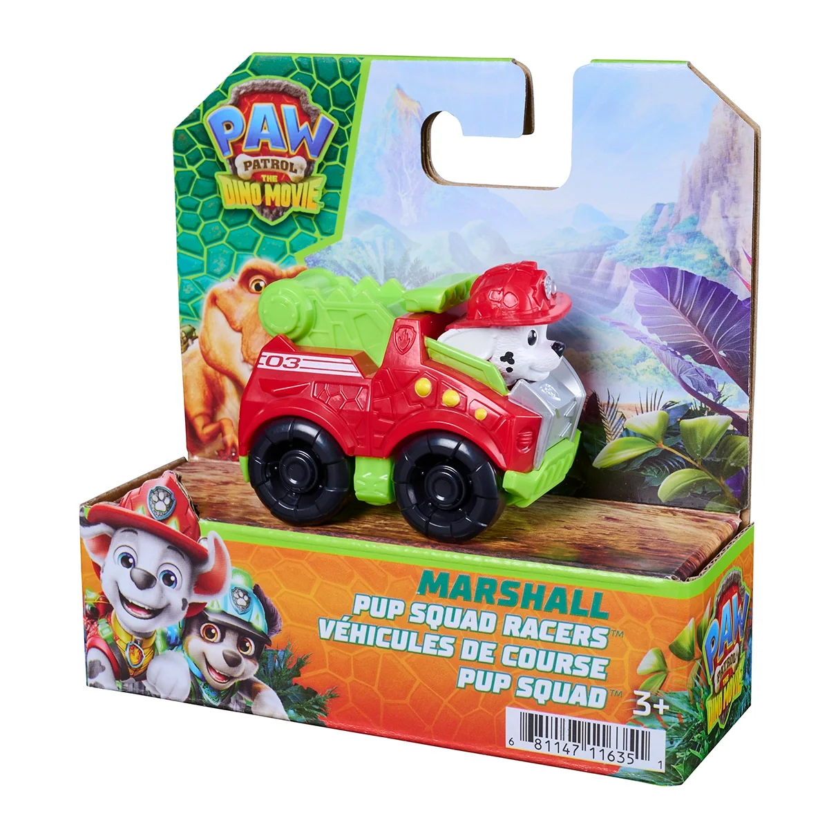 Paw Patrol Movie3 Dino Pup SquadRcr Asst