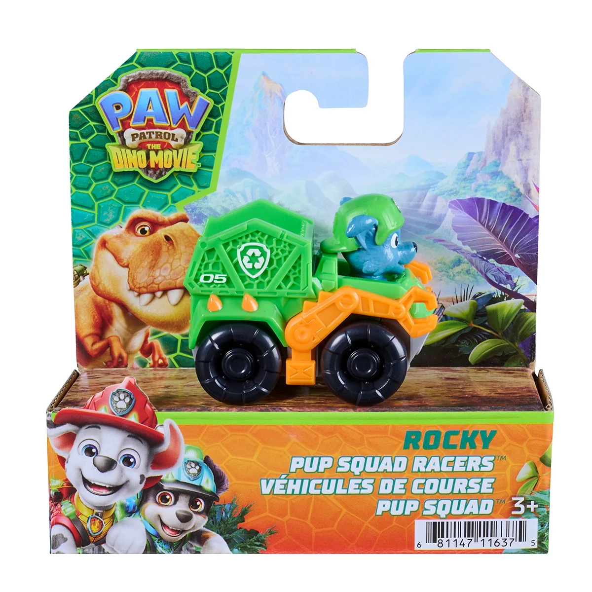 Paw Patrol Movie3 Dino Pup SquadRcr Asst