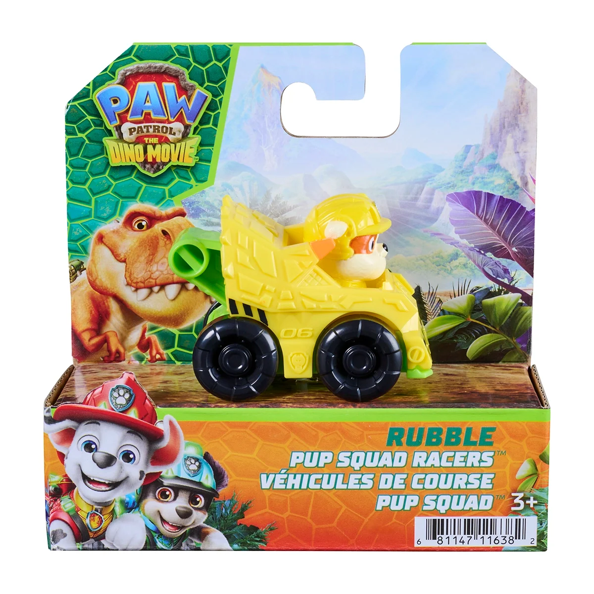 Paw Patrol Movie3 Dino Pup SquadRcr Asst