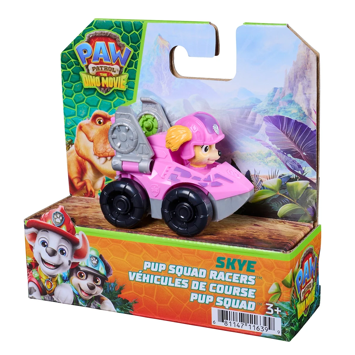 Paw Patrol Movie3 Dino Pup SquadRcr Asst