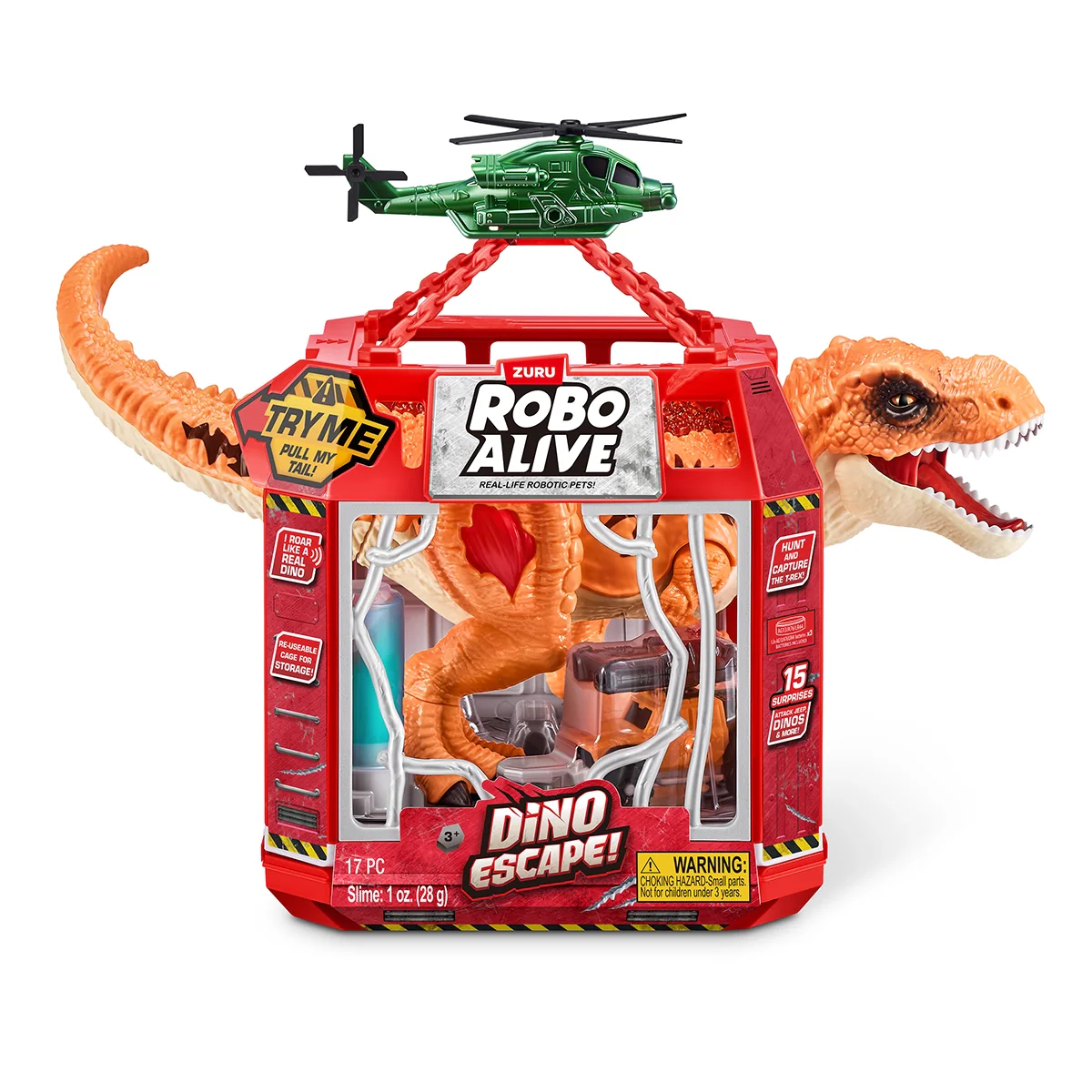 S001-ROBO ALIVE-DINO ESCAPE-SERIES 1-DINO PLAYSET