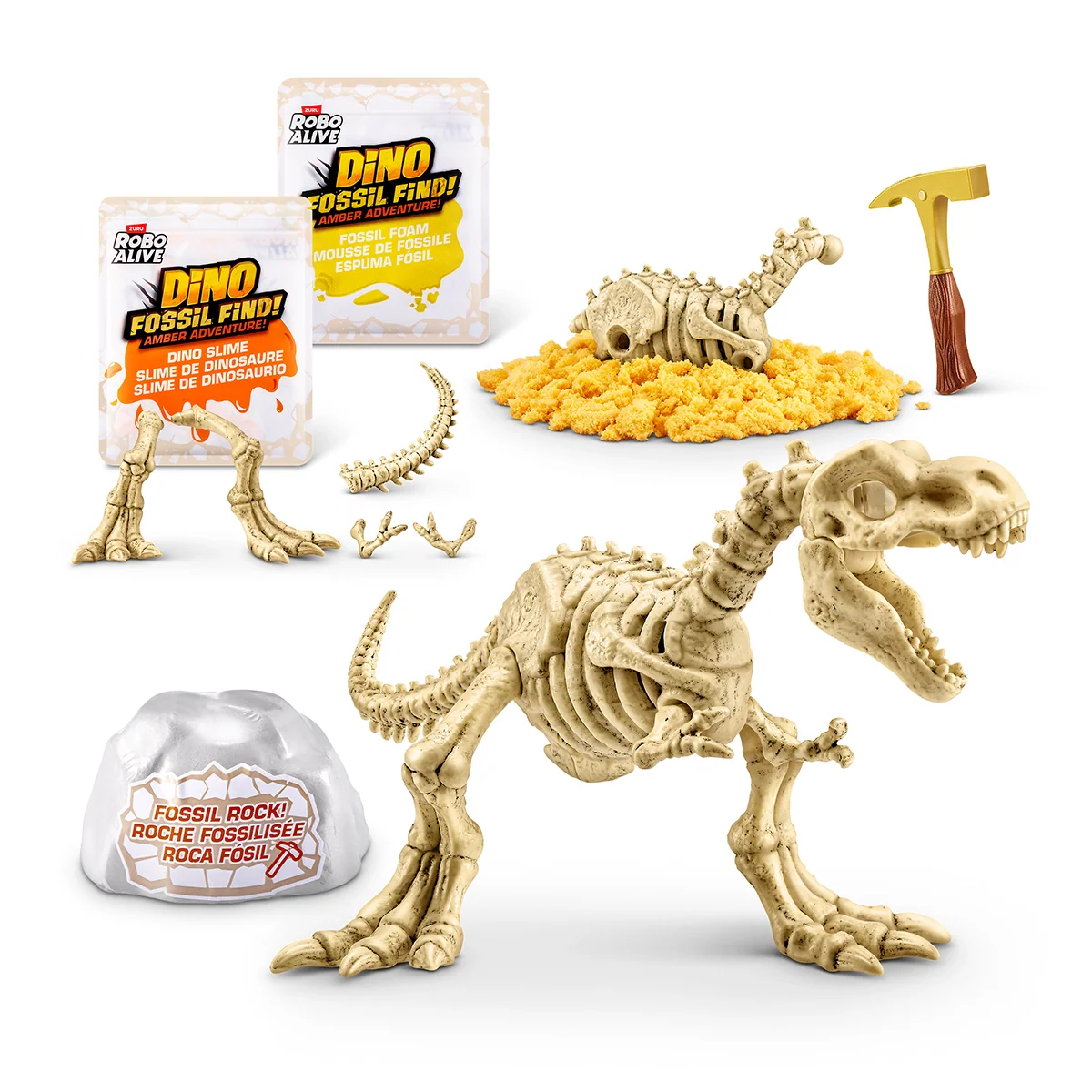 S001-ROBO ALIVE-DINO FOSSIL FIND-AMBER ADVENTURE